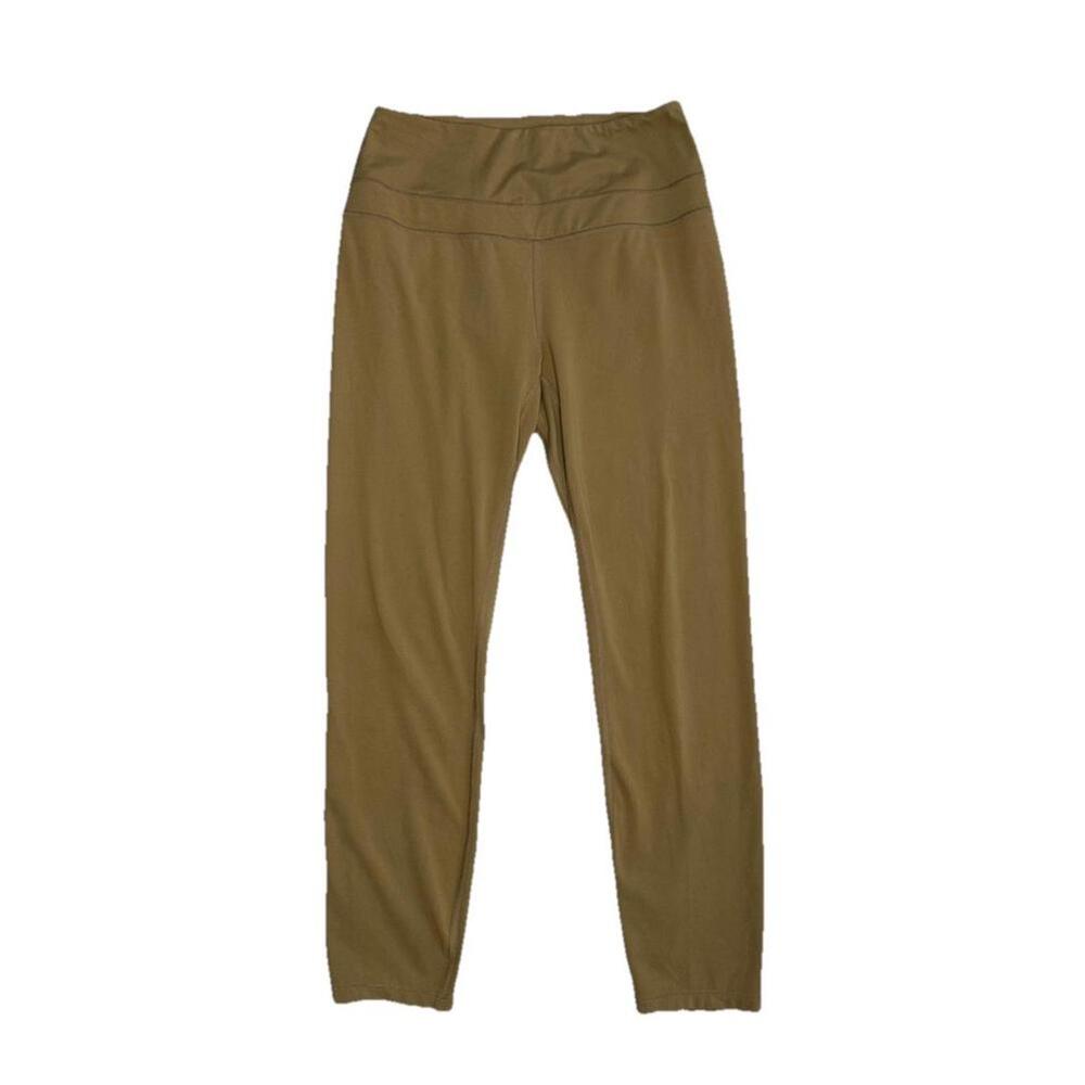 Varley Lets Move High Rise 25" Leggings Camel Tan Womens Size L Athleisure